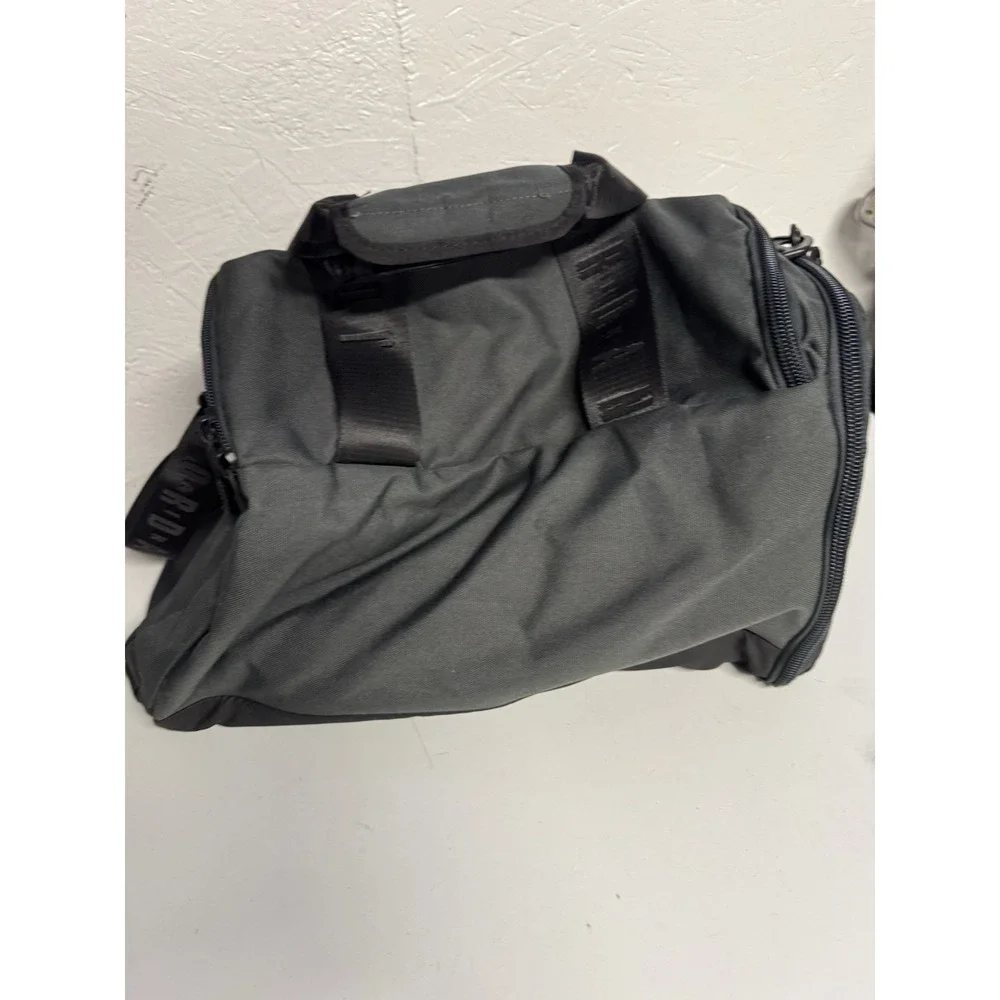 Nike Air Jordan Duffle Bag Small 16x8 Gray Blue Jumpman Gym Training Basketball
